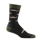 Darn Tough Men's Spey Fly Crew Lightweight Lifestyle Socks - FERAL