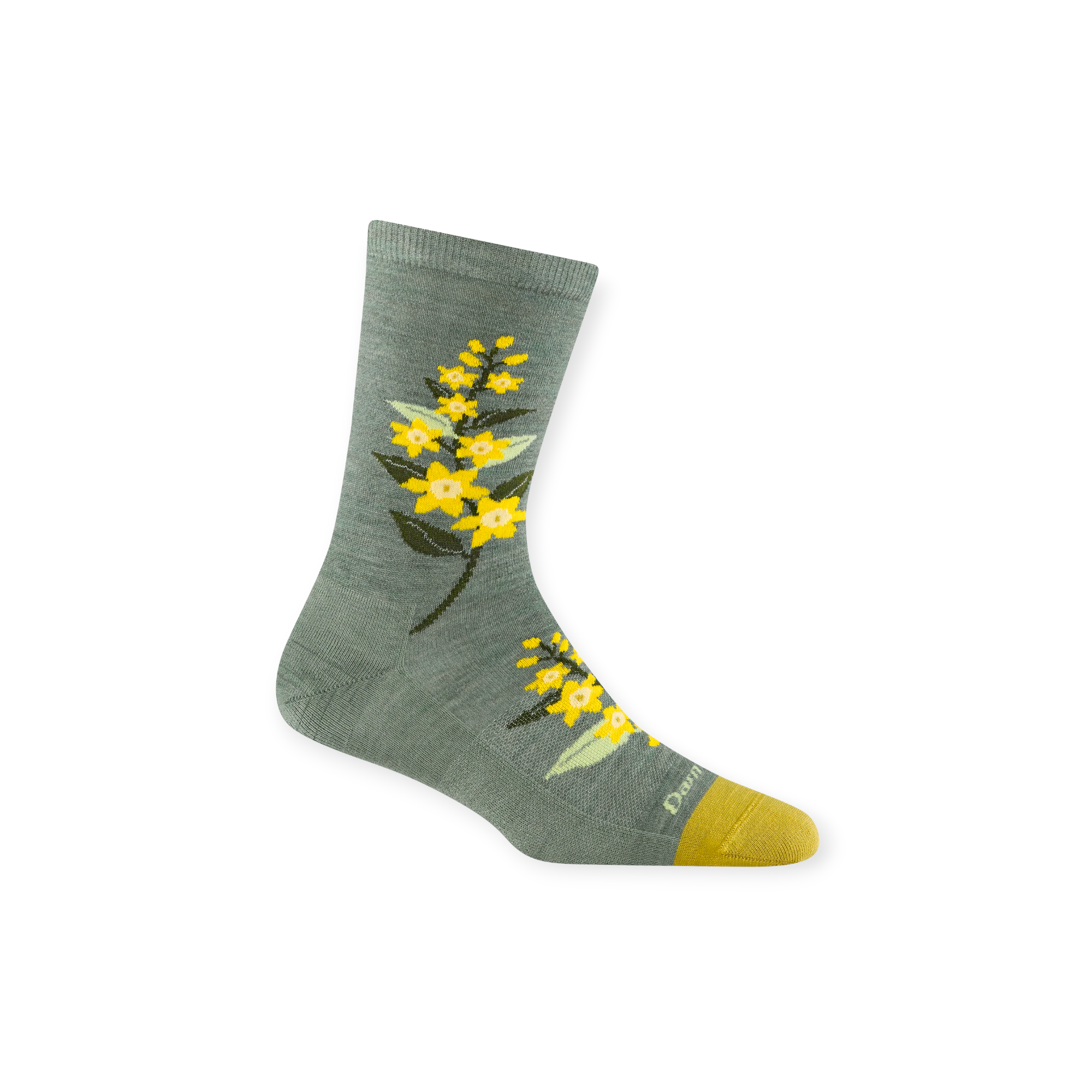 Darn Tough Women's Blossom Crew Lightweight Lifestyle Socks - FERAL