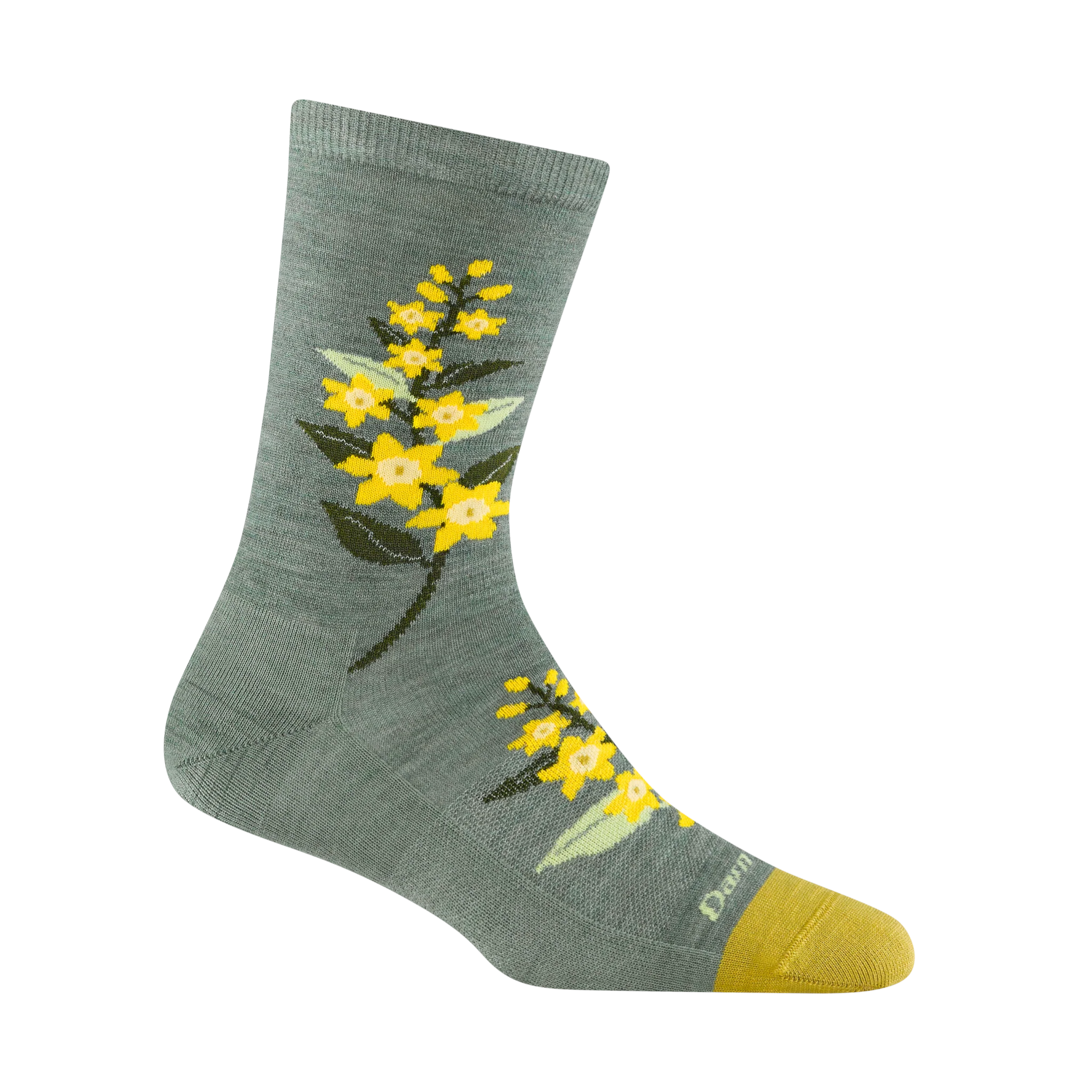 Darn Tough Women's Blossom Crew Lightweight Lifestyle Socks - FERAL