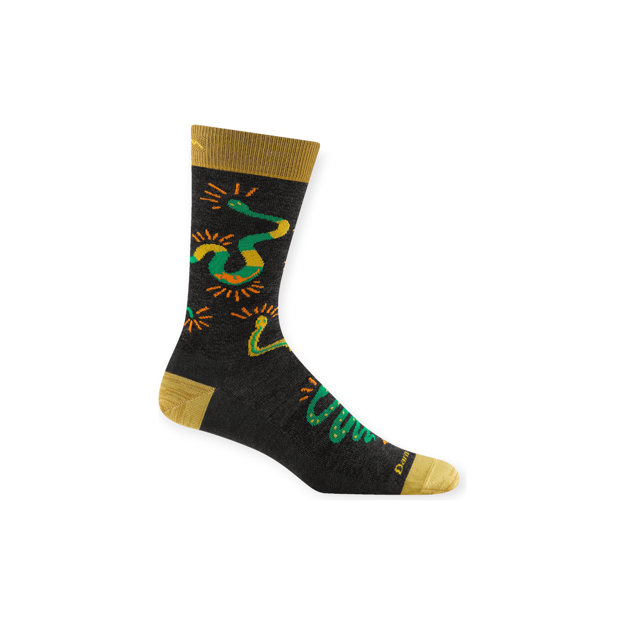 Darn Tough Men's Field Guide Crew Lightweight Lifestyle Socks - FERAL