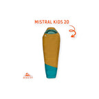 Kelty Kids' Mistral 20 Degree Sleeping Bag - FERAL