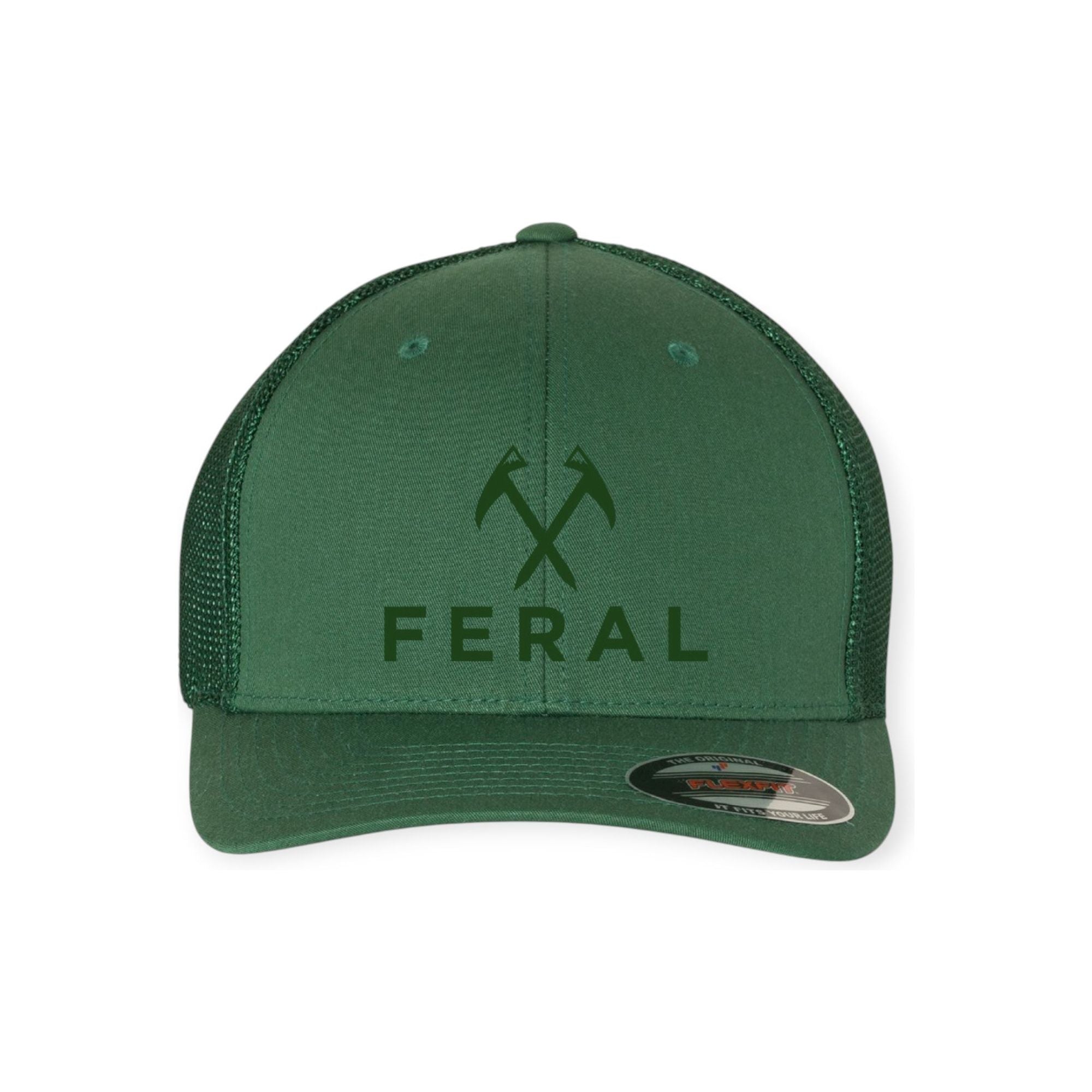 FERAL Logo Flexfit Embroidered Hat - FERAL