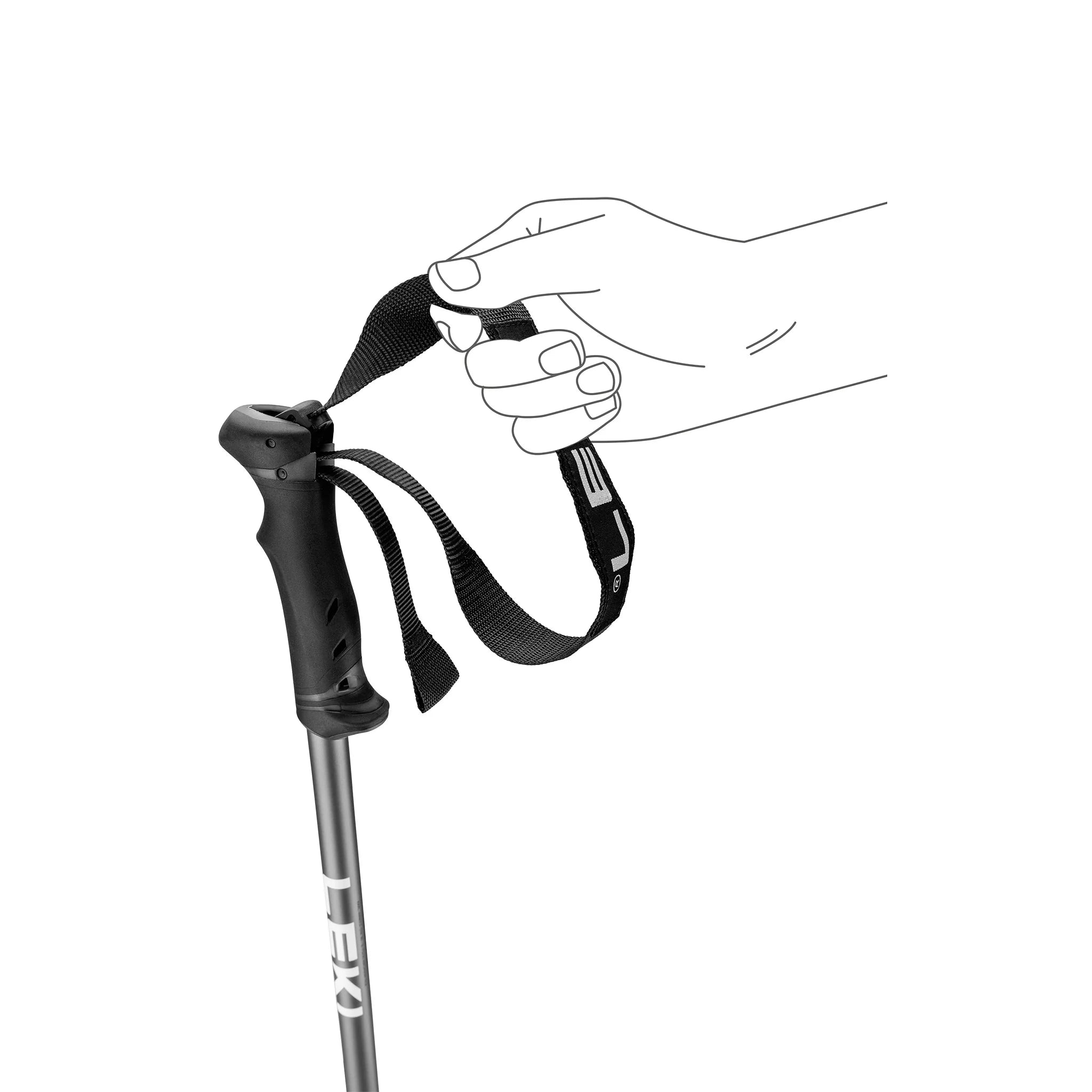 LEKI QNTM Ski Poles - FERAL