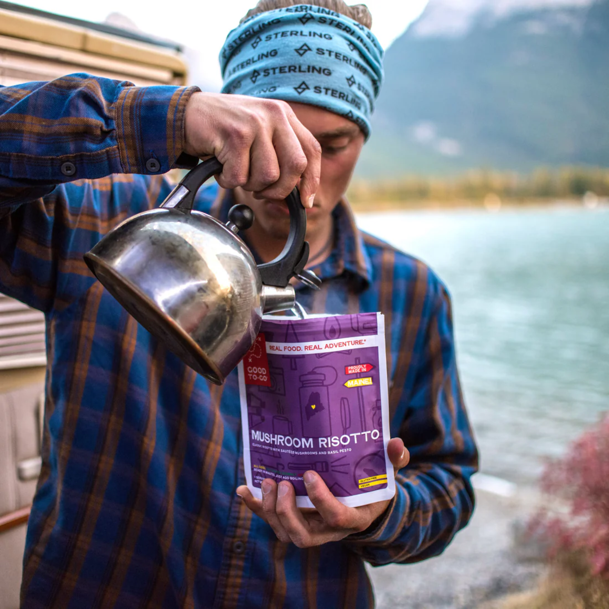 Good To-Go Mushroom Risotto Dehydrated Backpacking Meal - FERAL