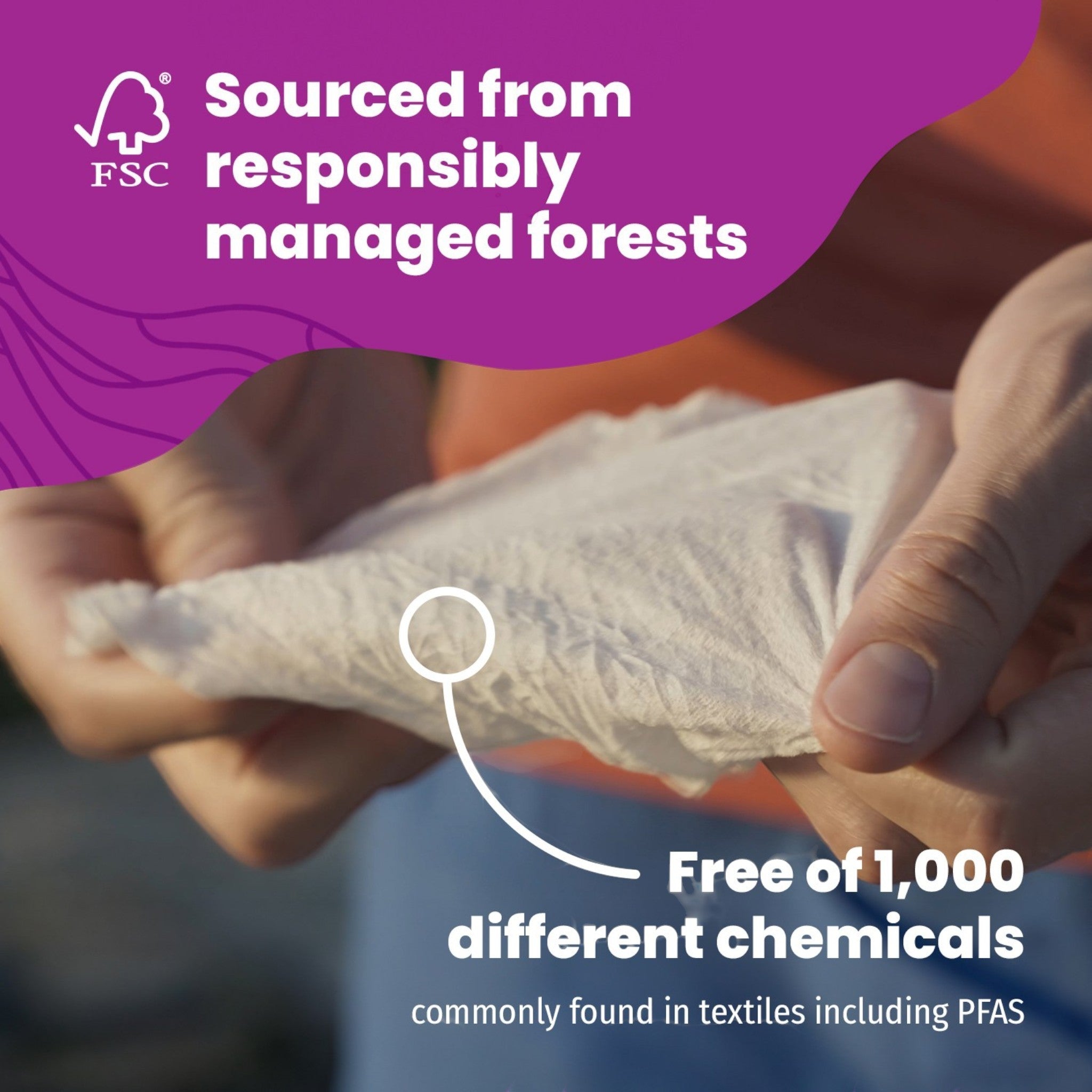 PACT Outdoors Bathroom Wipes - 100 Pack - FERAL