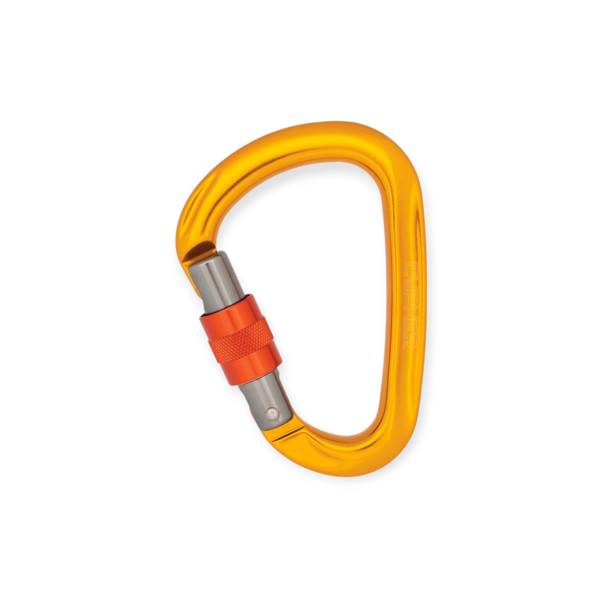 Cypher Iris HMS Screw Gate Carabiner Black - FERAL