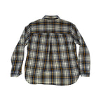The North Face Women's Long Sleeve Button Up Shirt White/Navy Medium USED - FERAL