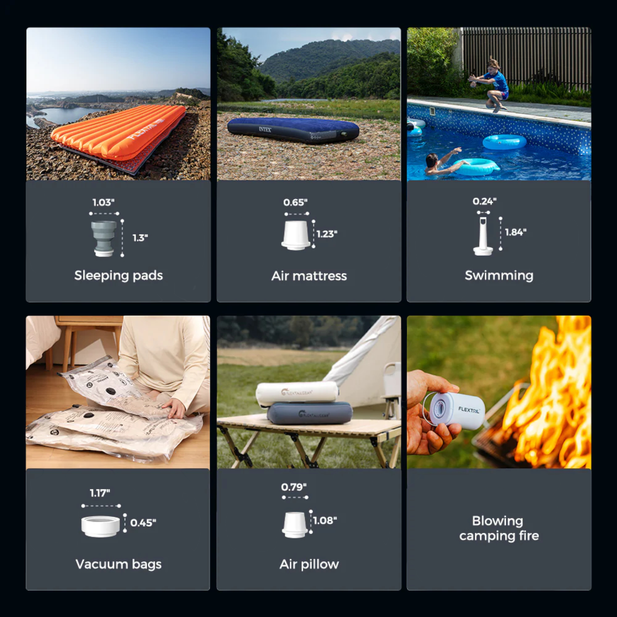 Flextail Portable Tiny Air Pump 2X - FERAL