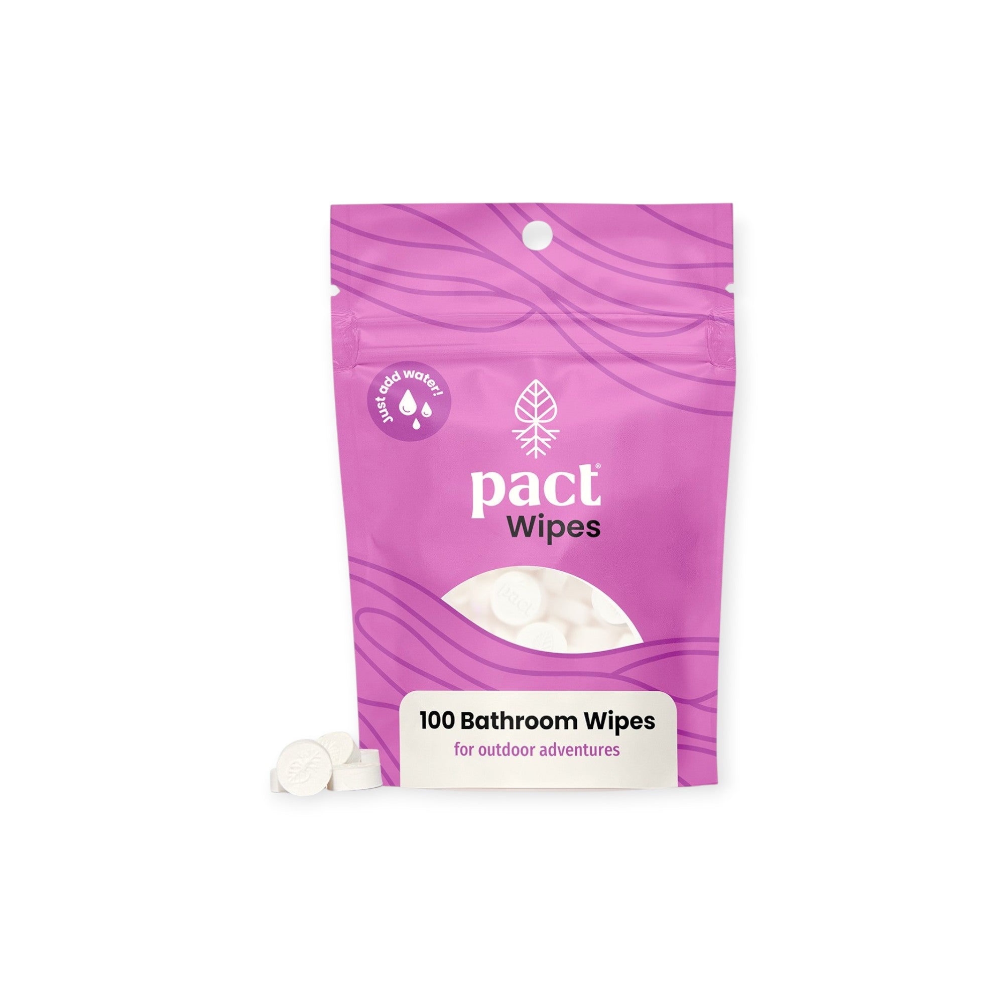 PACT Outdoors Bathroom Wipes - 100 Pack - FERAL