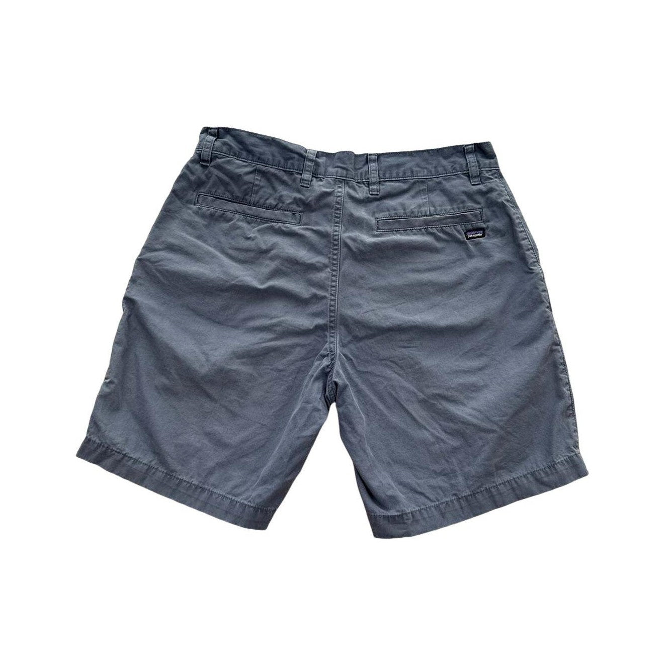 Patagonia Men's Casual Khaki Shorts Blue Size 32 Used - FERAL
