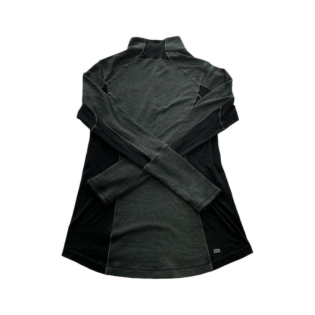 Smartwool Women's Q-Zip PhD Merino Baselayer Black Medium USED - FERAL