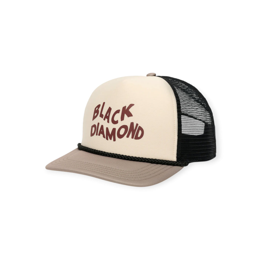Black Diamond Flat Bill Trucker Hat - FERAL