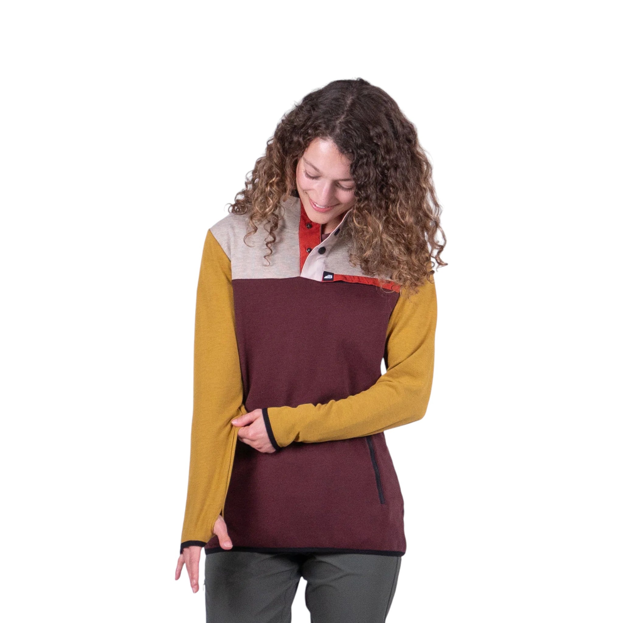 Belong Designs Women's Powell Fleece Pullover - FERAL