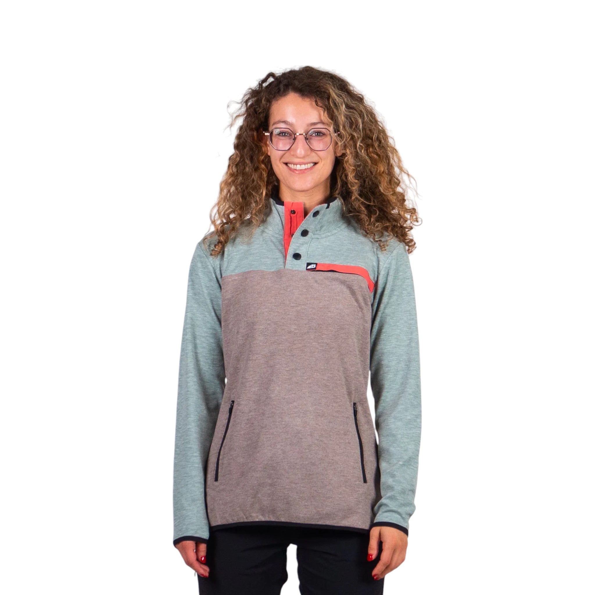 Belong Designs Women's Powell Fleece Pullover - FERAL