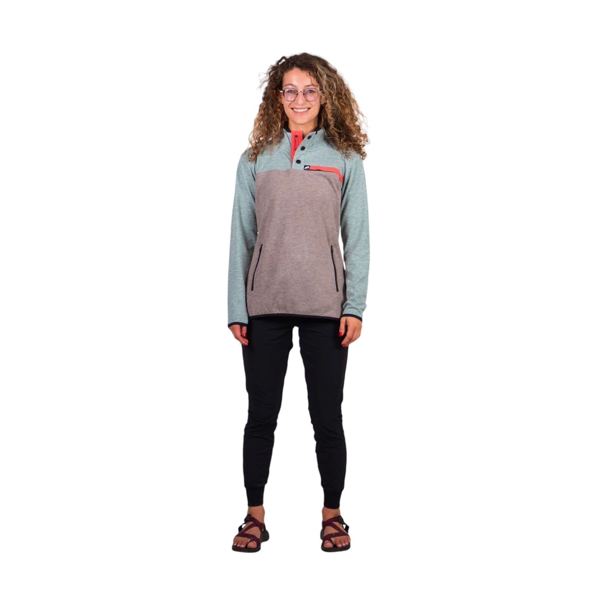 Belong Designs Women's Powell Fleece Pullover - FERAL
