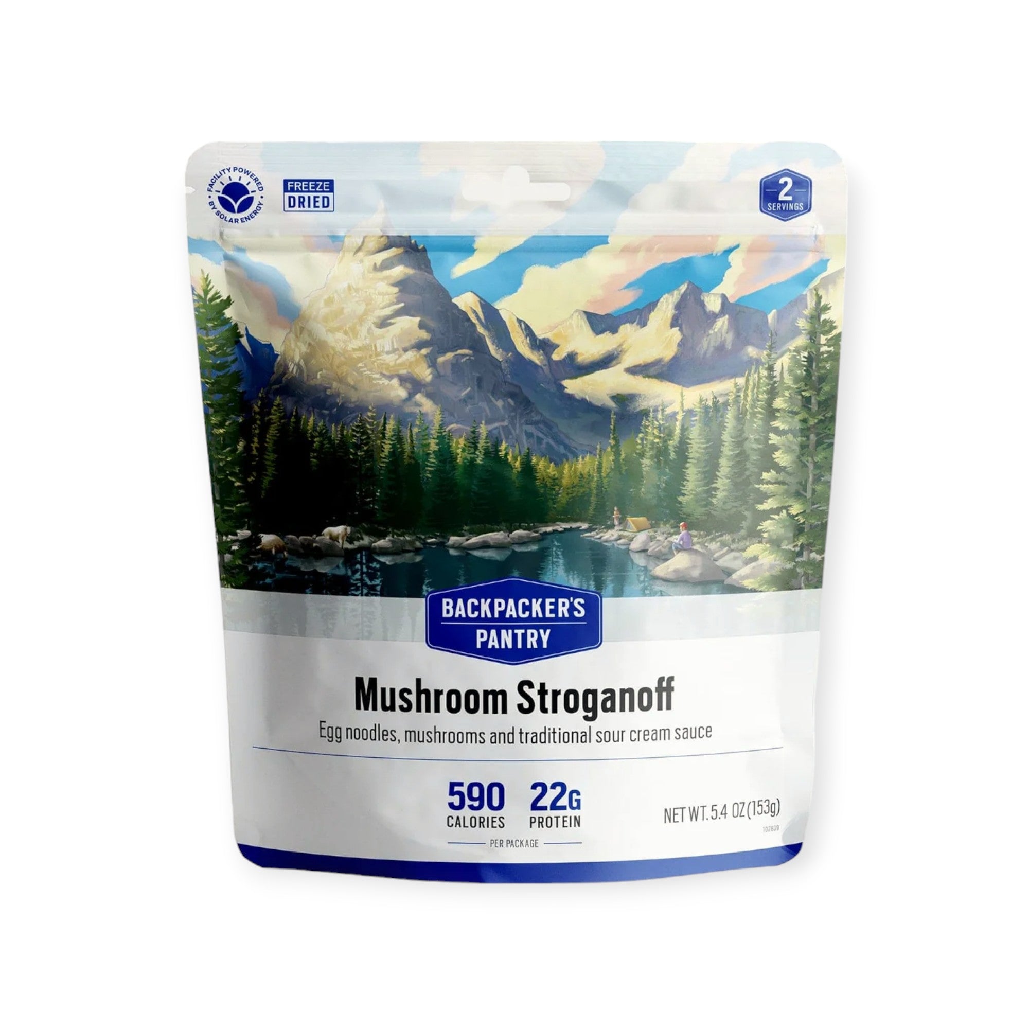 Backpacker's Pantry Vegetarian Mushroom Stroganoff Freeze-Dried Meal - FERAL