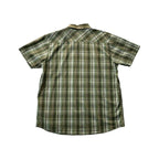 The North Face Men's Pearl Snap Hiking Shirt Green XXL USED - FERAL