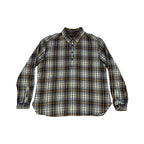 The North Face Women's Long Sleeve Button Up Shirt White/Navy Medium USED - FERAL