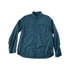 REI Men's Long-Sleeve Hiking Shirt Blue Large USED - FERAL