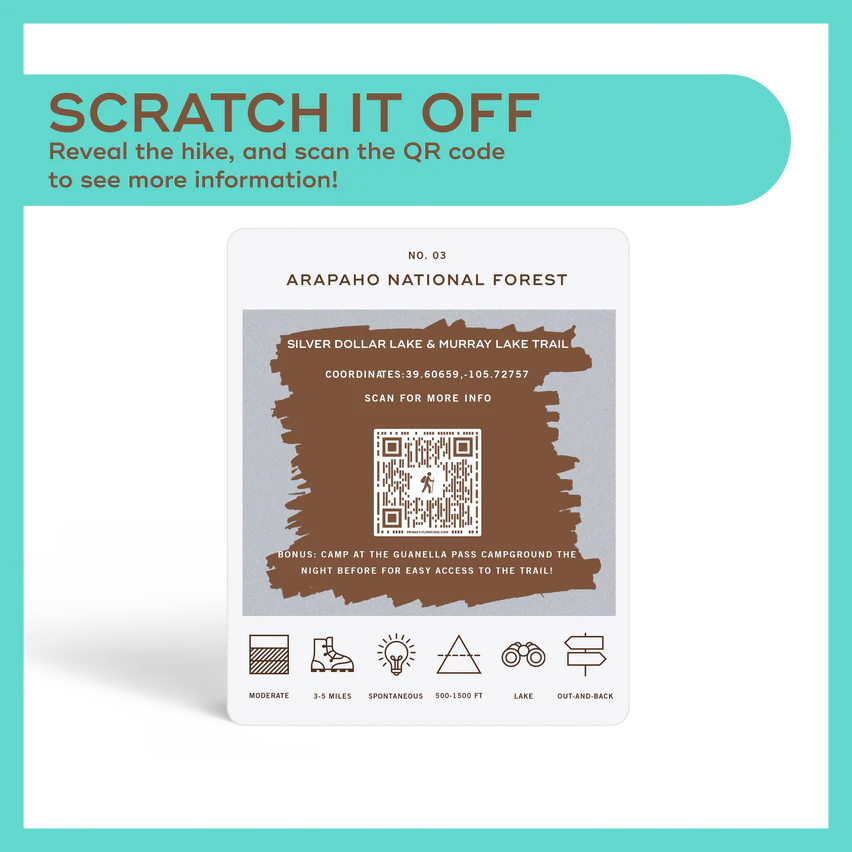 Reach International Outfitters Colorado Hiking Bucket List Guide Cards - FERAL