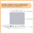 Reach International Outfitters Colorado Hiking Bucket List Guide Cards - FERAL