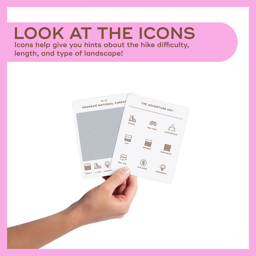 Reach International Outfitters Colorado Hiking Bucket List Guide Cards - FERAL