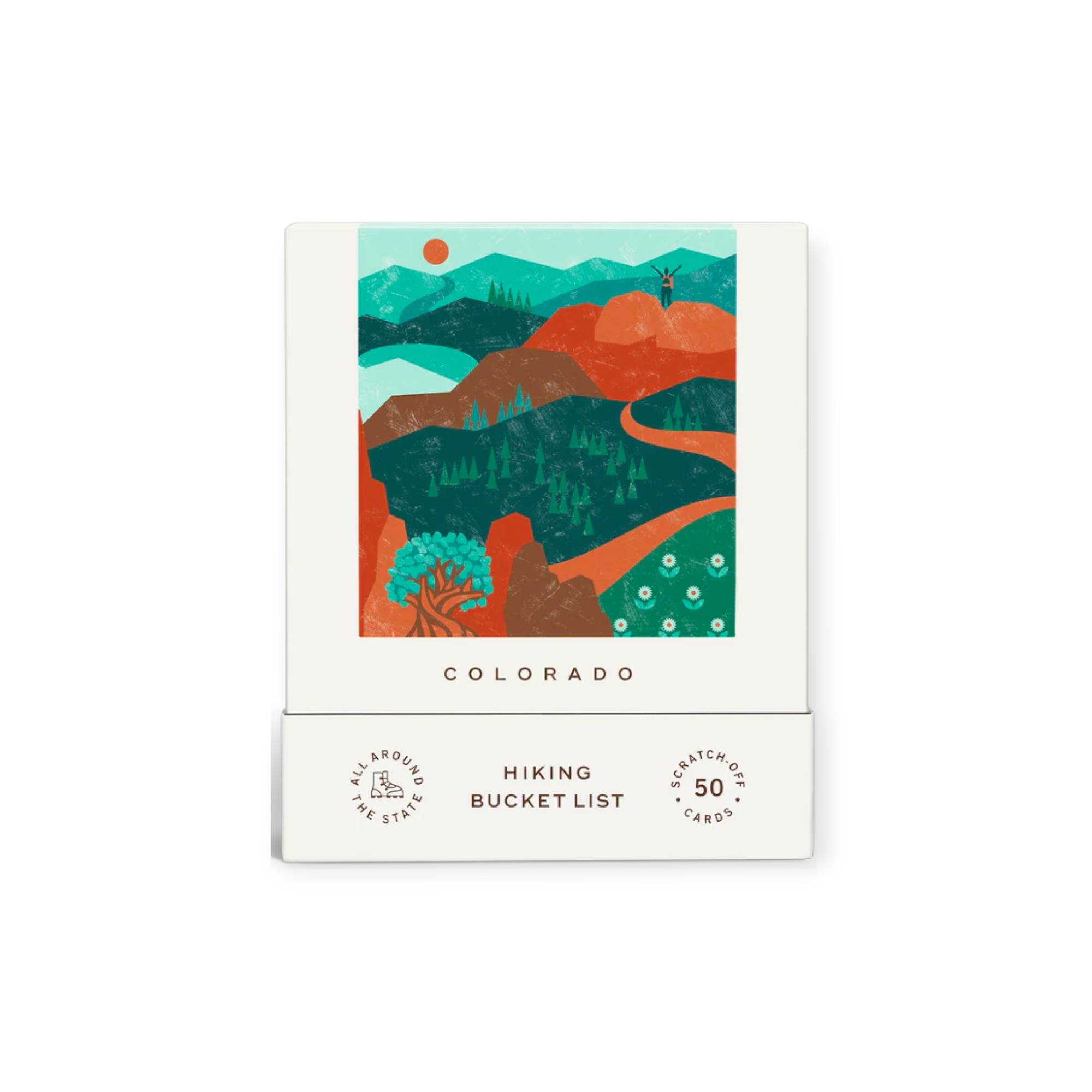 Reach International Outfitters Colorado Hiking Bucket List Guide Cards - FERAL