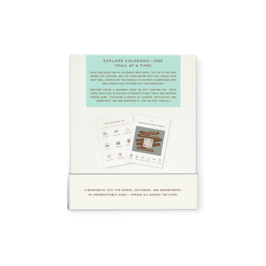 Reach International Outfitters Colorado Hiking Bucket List Guide Cards - FERAL