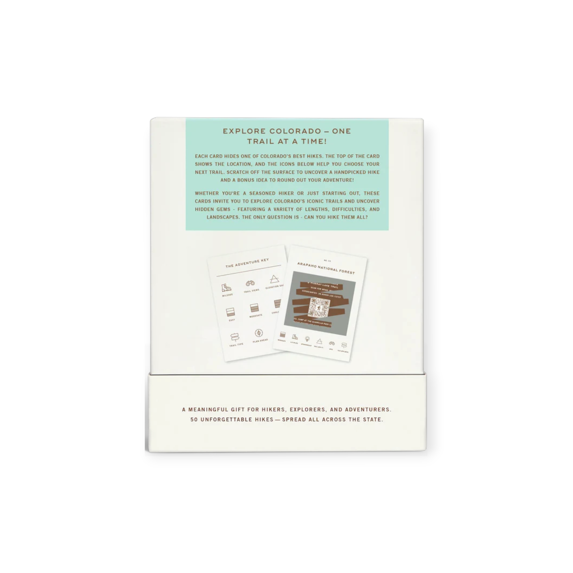 Reach International Outfitters Colorado Hiking Bucket List Guide Cards - FERAL