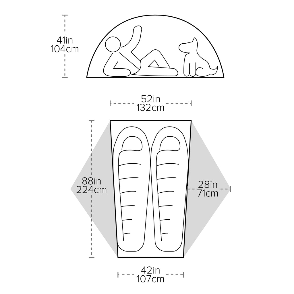 Big Agnes Copper Spur UL2 Tent - FERAL