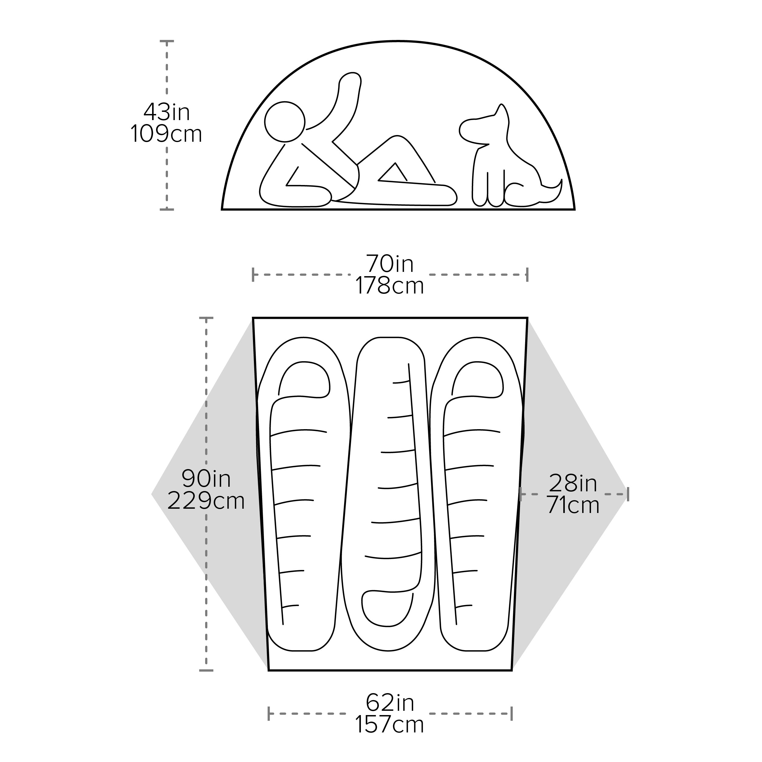 Big Agnes Copper Spur UL3 Tent - FERAL