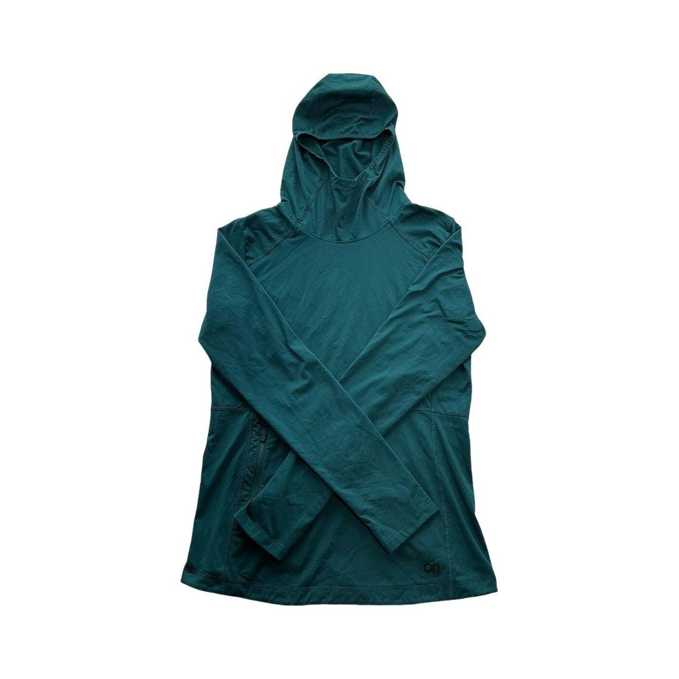 Outdoor Research Women's Hooded Baselayer Teal Medium USED - FERAL