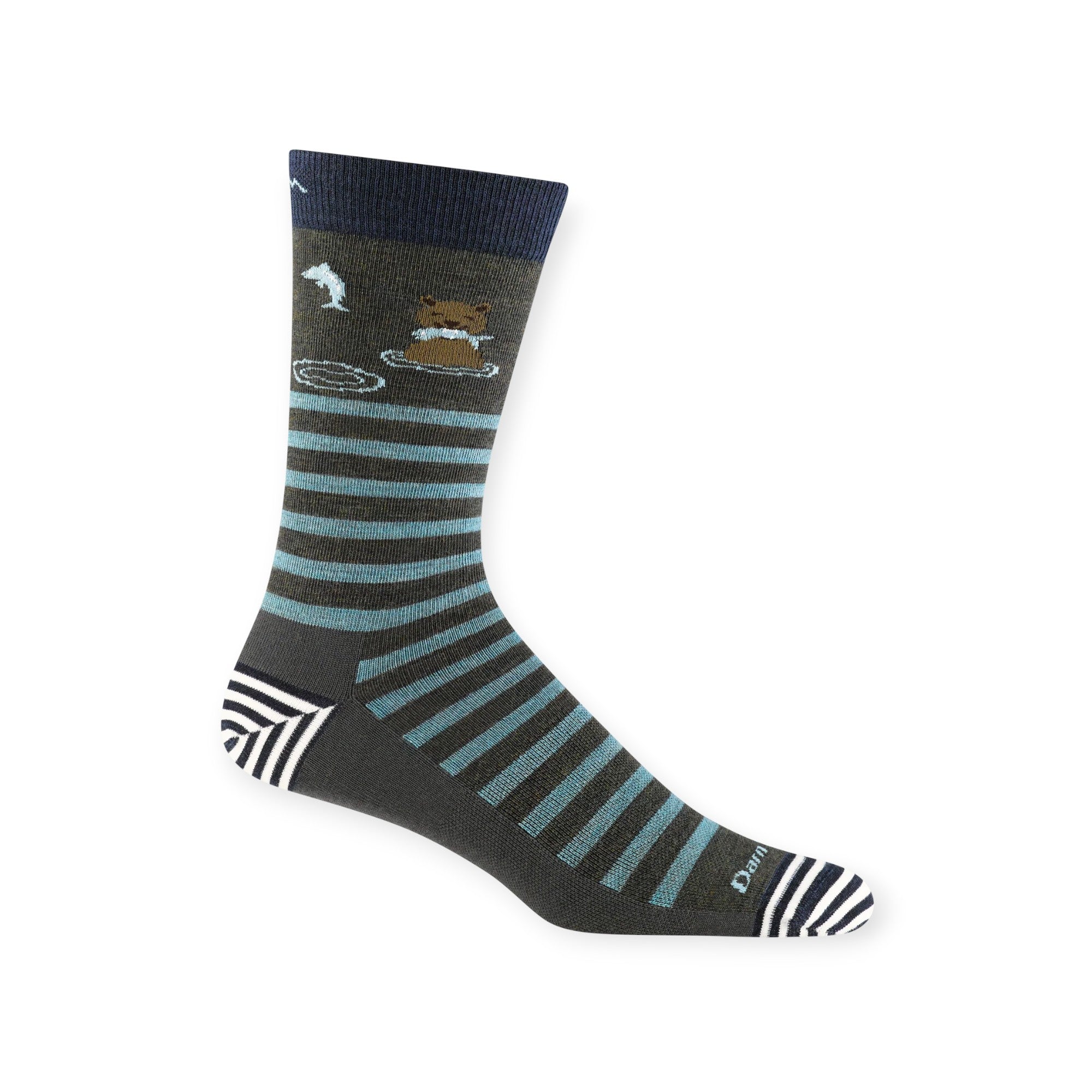 Darn Tough Animal Haus Crew Lightweight Socks - FERAL