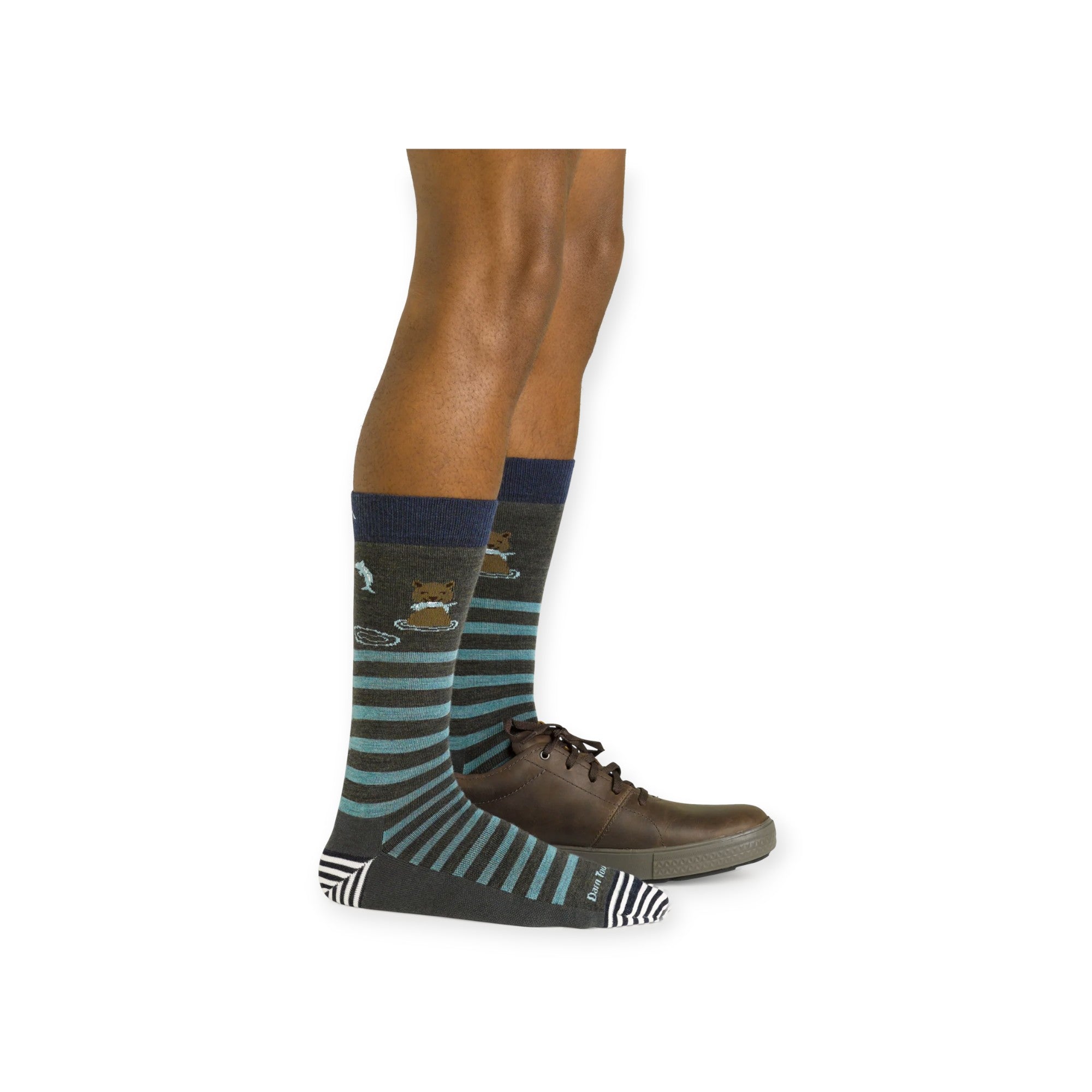 Darn Tough Animal Haus Crew Lightweight Socks - FERAL