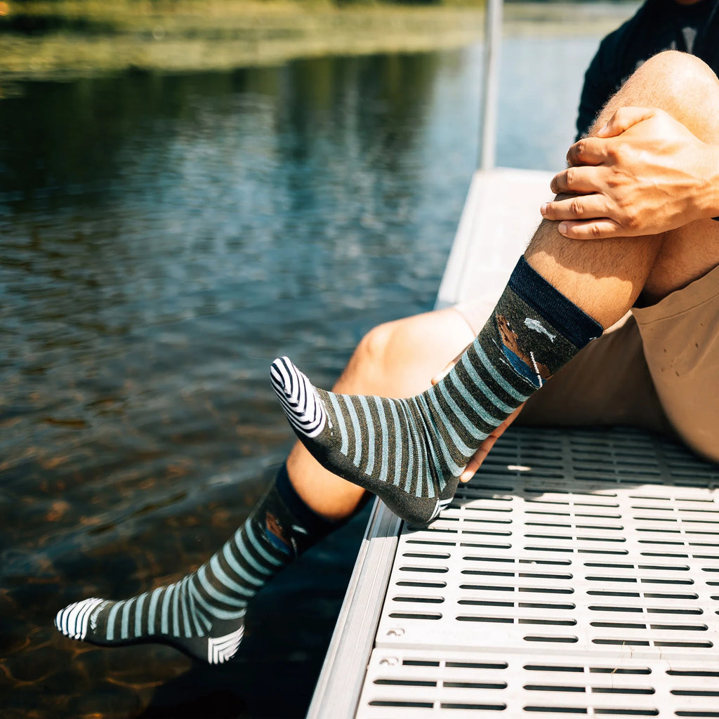 Darn Tough Animal Haus Crew Lightweight Socks - FERAL