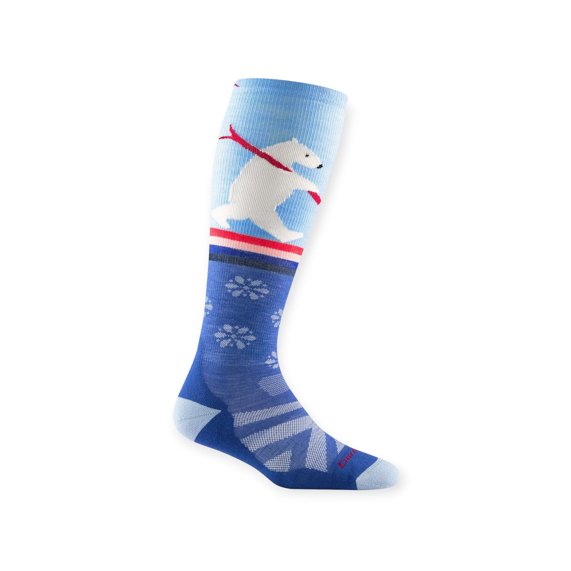 Darn Tough Women's Due North Over-the-Calf Midweight Ski Socks - FERAL