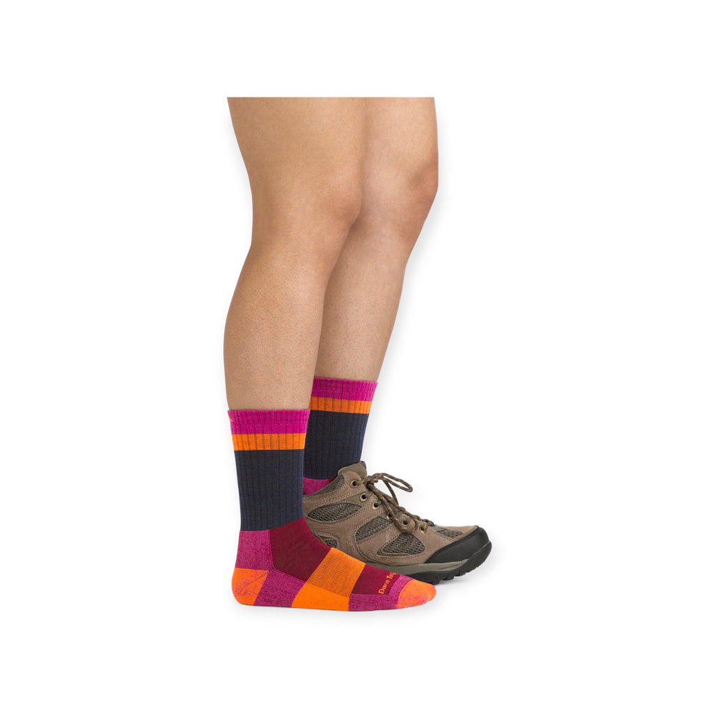 Darn Tough Women's Heady Betty Micro Crew Lightweight with Cushions Socks - FERAL