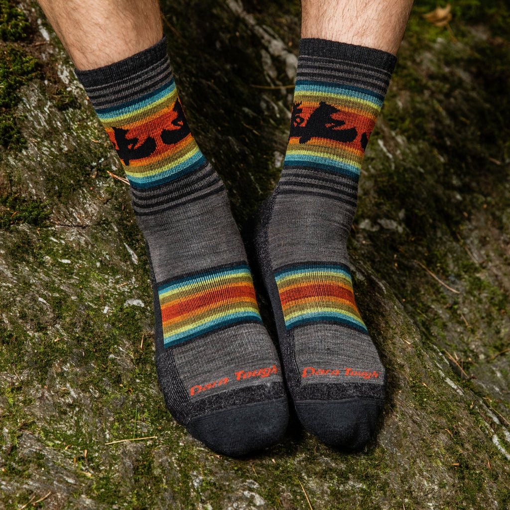 Darn Tough Willoughby Micro Crew Lightweight with Cushions Socks - FERAL
