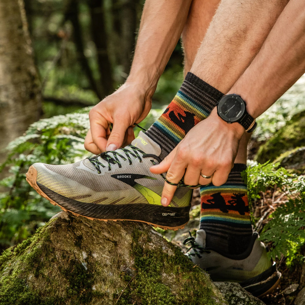 Darn Tough Willoughby Micro Crew Lightweight with Cushions Socks - FERAL