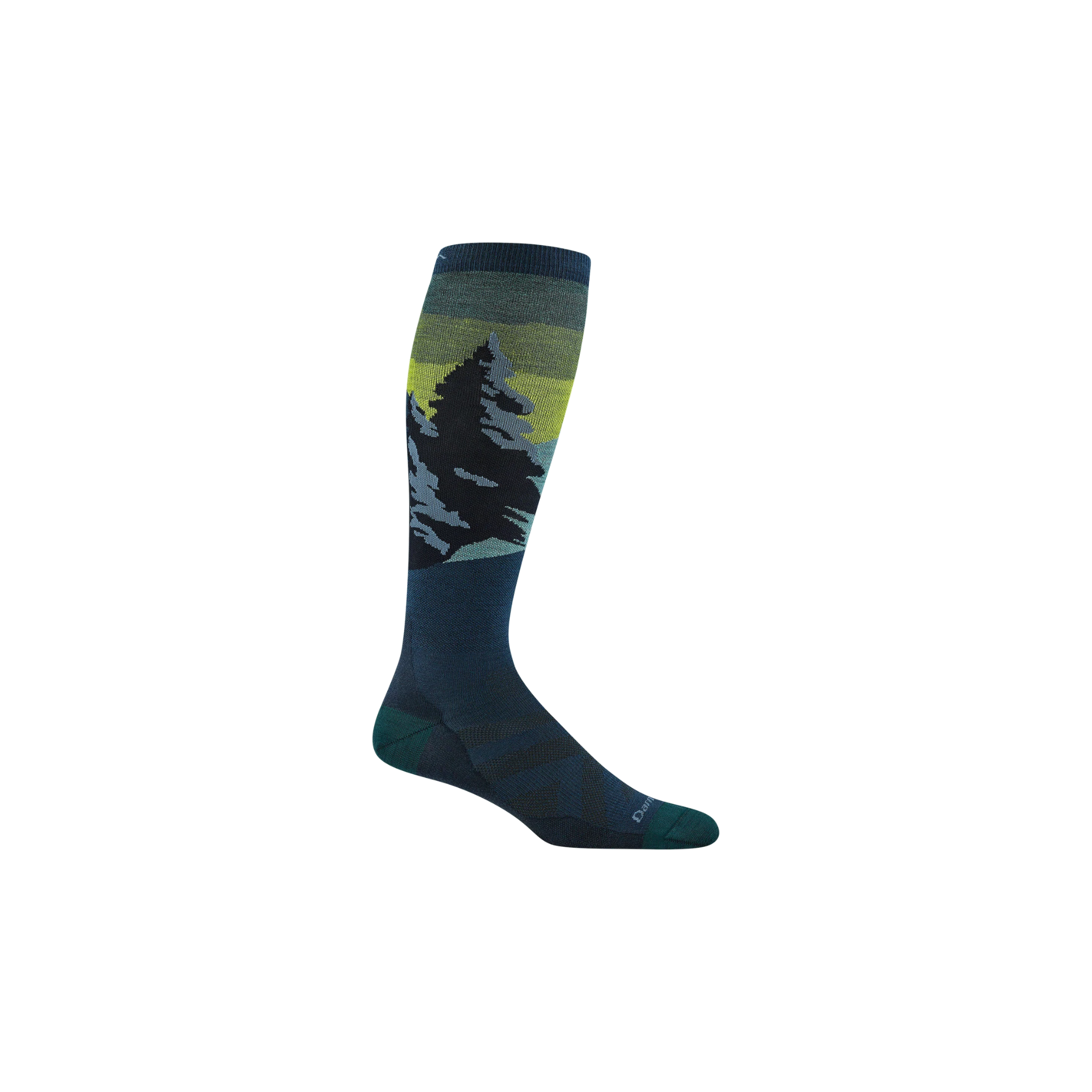 Darn Tough Men's Solstice Over-the-Calf Lightweight Ski Socks - FERAL