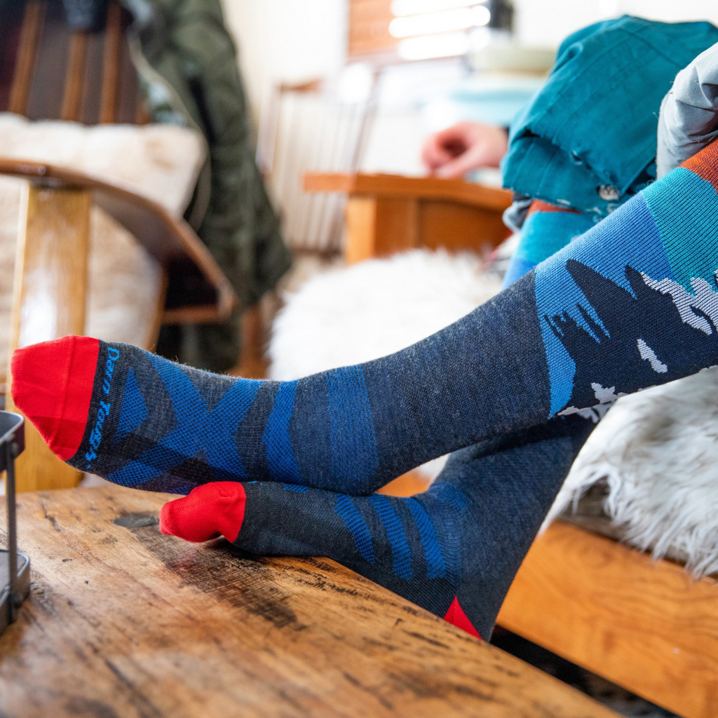 Darn Tough Men's Solstice Over-the-Calf Lightweight Ski Socks - FERAL