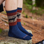 Darn Tough Men's Vangrizzle Boot Midweight with Cushion Socks - FERAL