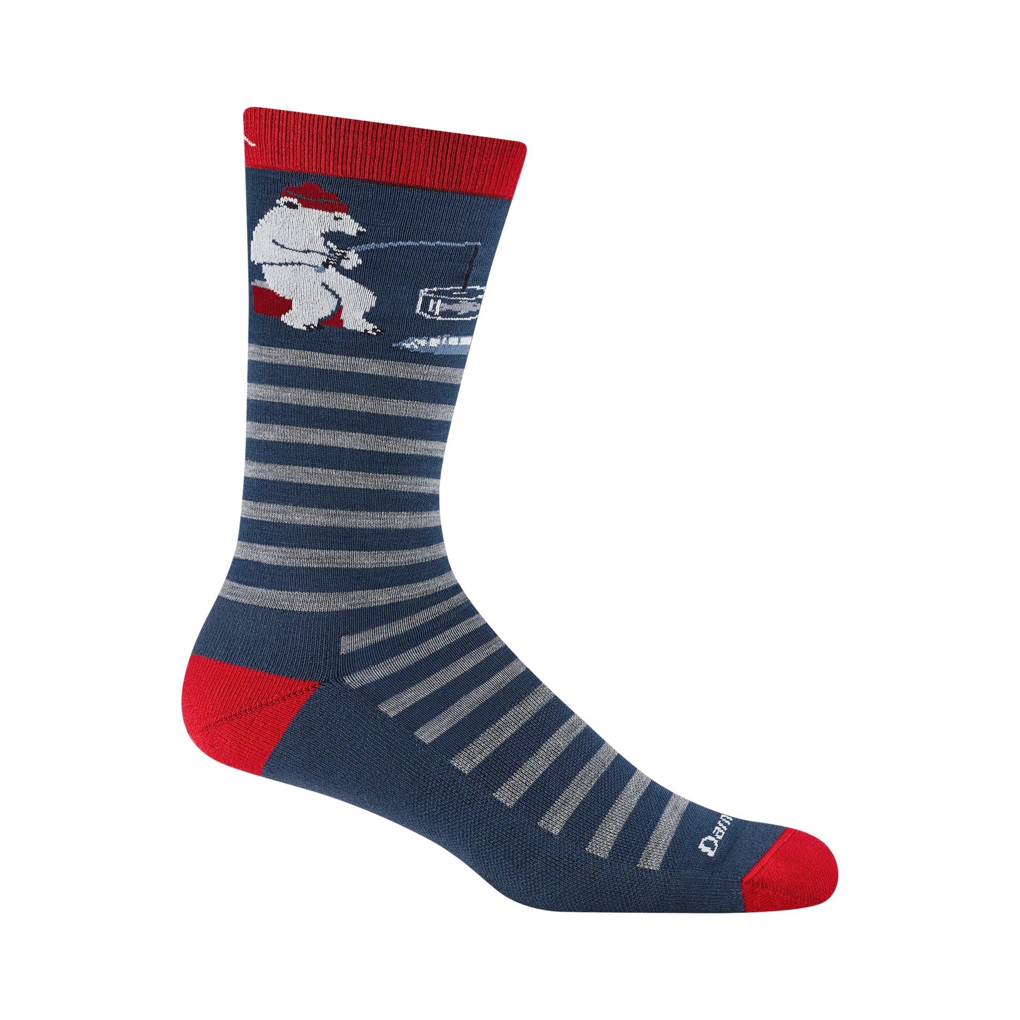 Darn Tough Men's Wild Life Crew Lightweight with Cushion Socks - FERAL