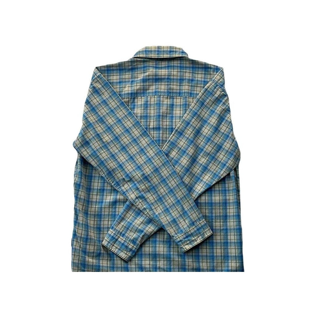 Patagonia Men's Long-Sleeved Island Hopper II Shirt Blue Medium USED - FERAL