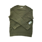 REI Men's Wallace Lake Waffle Sweater Army Cot Green Medium USED - FERAL