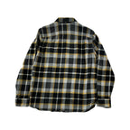 North Face Men's Heavyweight Flannel Black/Gold Medium USED - FERAL