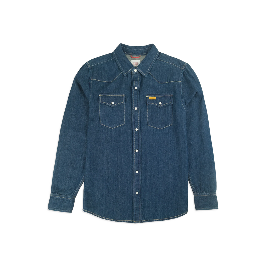 Topo Designs Men's Mountain Shirt Long Sleeve Denim