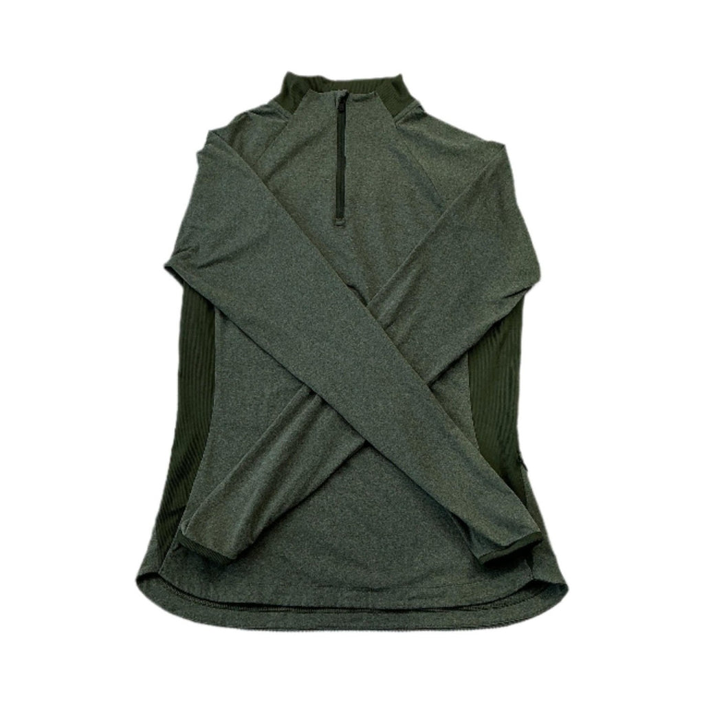 REI Women's Active Pursuits Long-Sleeve Quarter Zip Pullover Green Medium USED - FERAL