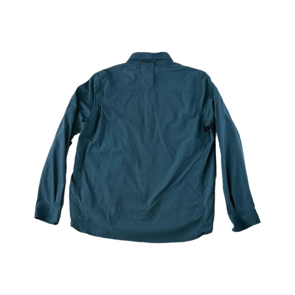 REI Men's Long-Sleeve Hiking Shirt Blue Large USED - FERAL