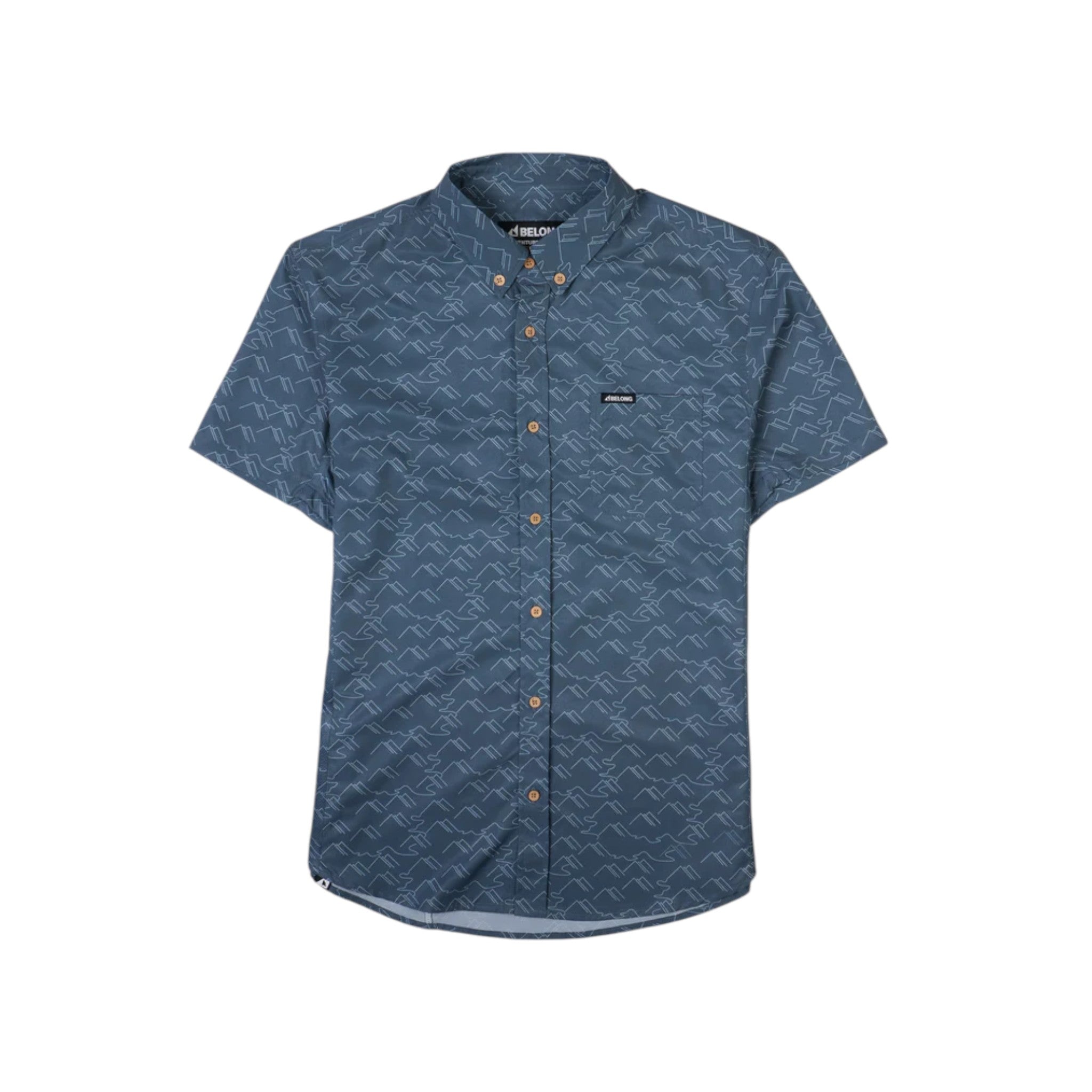 Belong Designs Men's Vista Stretch Button Down